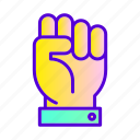 fist, aggressive, anger, fight, opposition, gesture, hand