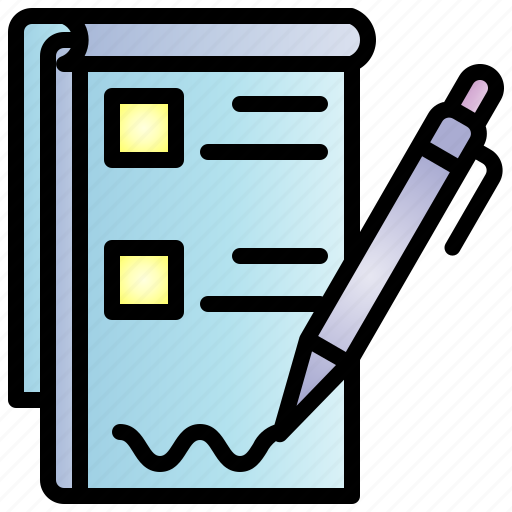 Form, election, model, paper, agreement, pen icon - Download on Iconfinder