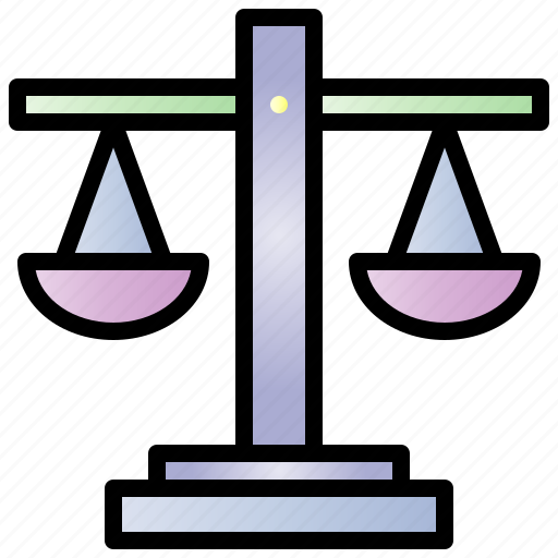 Scale, election, balance, law, legislation, polling icon - Download on Iconfinder