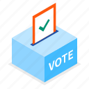ballot, box, poll, election