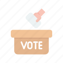 - casting vote, democracy, ballot-box, voting, ballot, vote-for, vote-in, polling