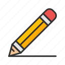- pencil, write, edit, tool, writing, education, document