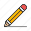 - pencil, write, edit, tool, writing, education, document 