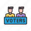 - voters, podium, us-election, voter, promote, advertising, talking, ballot-box 