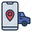 app, smartphone, vehicle, transportation 