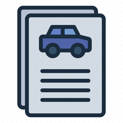 Vehicle, car, eco, green, energy, transportation, registration certificate icon - Download on Iconfinder