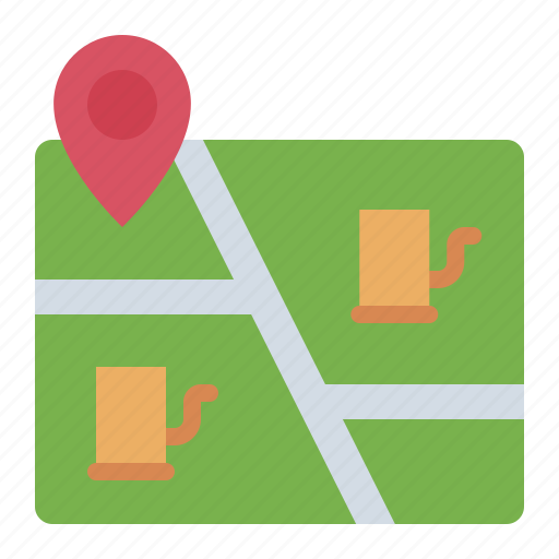 Map, location, vehicle, eco, green, energy, transportation icon - Download on Iconfinder