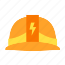 electrician, helmet, safety, hard hat, construction, security, work, electric