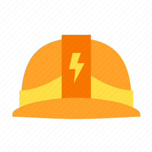 Electrician, helmet, safety, hard hat, construction, security, work icon - Download on Iconfinder