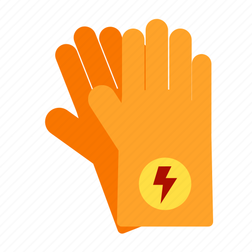 Electrician, glove, gloves, safety, tools, electric, protection icon - Download on Iconfinder