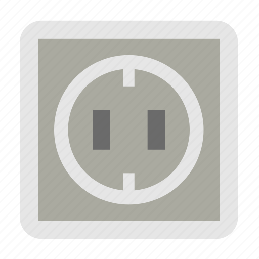 Electic, plug, power, wall, electricity, socket, plug in icon - Download on Iconfinder