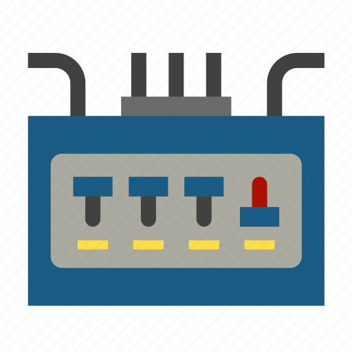 Electrical, circuit, fuse, electricity, breaker, switchboard, switch icon - Download on Iconfinder