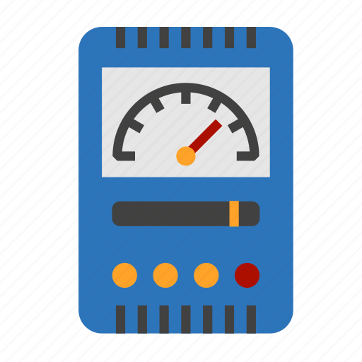 Analog, multimeter, ammeter, electrical, tool, voltmeter, detector icon - Download on Iconfinder