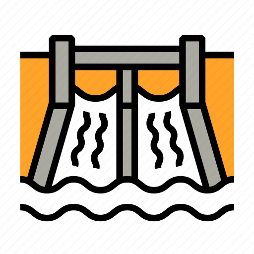 Dam, energy, hydroelectric, water, hydro, power, renewable icon - Download on Iconfinder