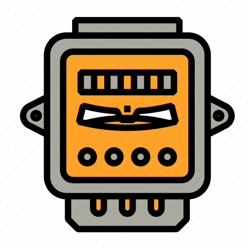 Electric, meter, reading, power, electricity, energy, powered device icon - Download on Iconfinder