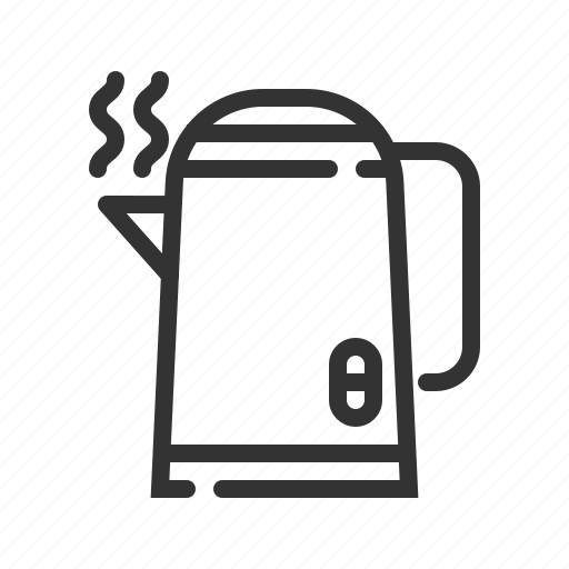 Drink, hot, kettle, water, boiled, coffee, electricity icon - Download on Iconfinder
