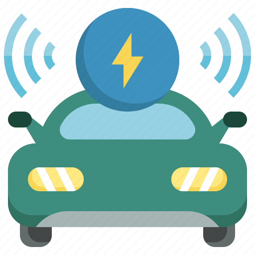 Autonomous, electric, car, transportation, charging, battery icon - Download on Iconfinder