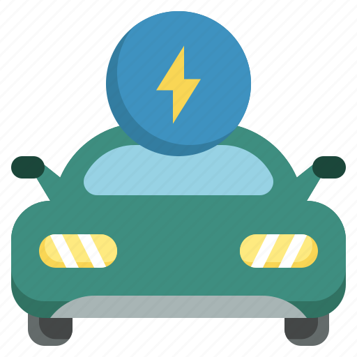 Electric, car, eco, ecology, environment, powered, transportation icon - Download on Iconfinder
