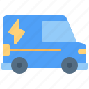 van, electrical, service, electricity, transportation, truck
