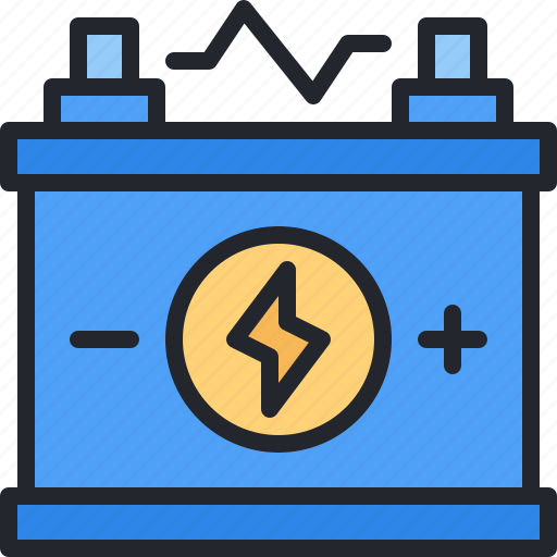 Battery, accumulator, car, electric, energy icon - Download on Iconfinder