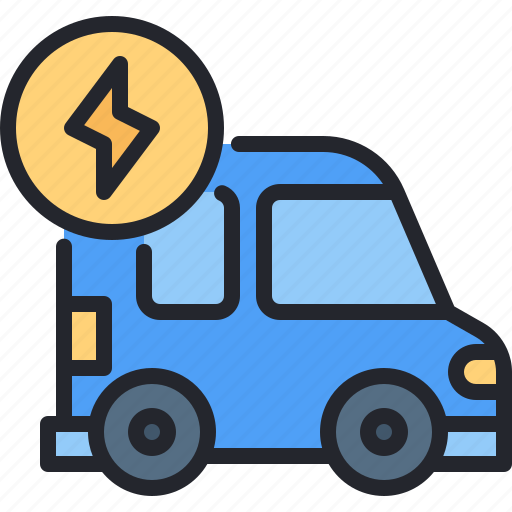 Ev, electric, car, charging, transportation, vehicle icon - Download on Iconfinder