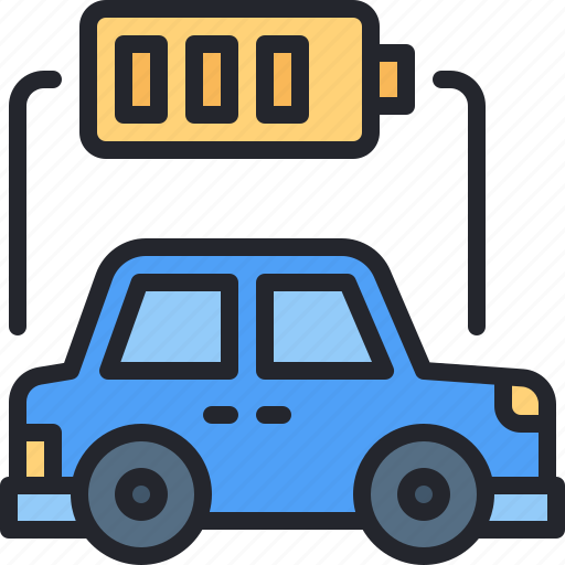 Ev, electric, vehicle, car, battery, level icon - Download on Iconfinder