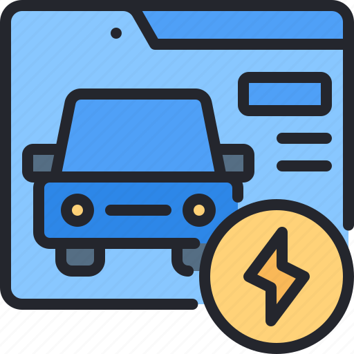 System, update, electric, car, vehicle, operating, website icon - Download on Iconfinder