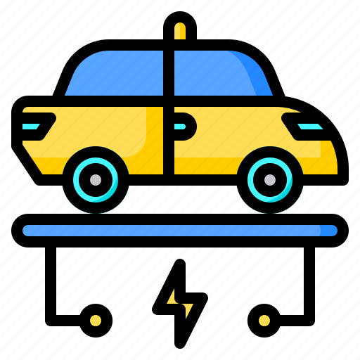Electric, ev, taxi, transport, vehicles icon - Download on Iconfinder
