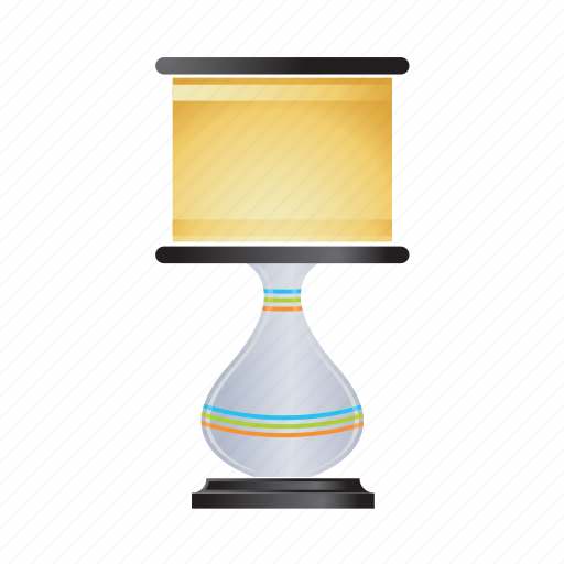Desk, lamp, bulb, electricity, light, table icon - Download on Iconfinder