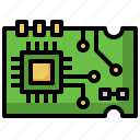 circuit, board, microchip, electronic, electronics