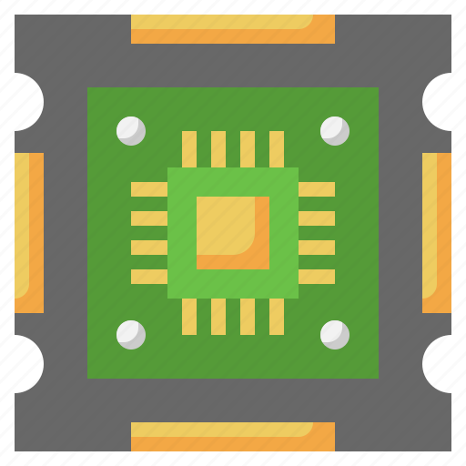Microprocessor, processor, chip, hardware icon - Download on Iconfinder