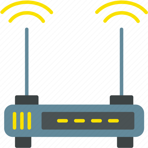 Router, electrical, devices, connection, network, technology, wifi icon - Download on Iconfinder