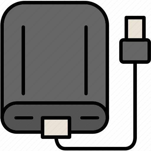 External, hard, drive, electrical, devices, disk, storage icon - Download on Iconfinder