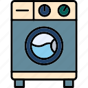 washing, mechine, electrical, devices, cleaning, home, household, laundry, room