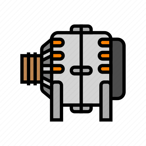 Ac, generator, electrical, engineer, industry, work icon - Download on Iconfinder