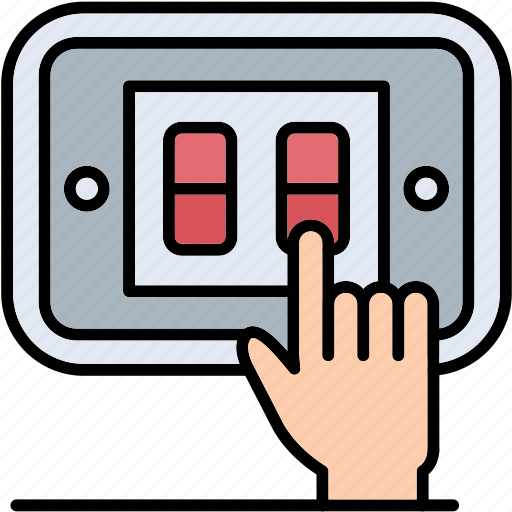 Light, switch, button, turn, off, on, press icon - Download on Iconfinder