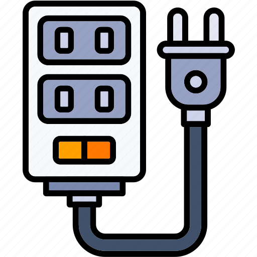 Power, strip, electric, electrician, electricity, electrification icon - Download on Iconfinder