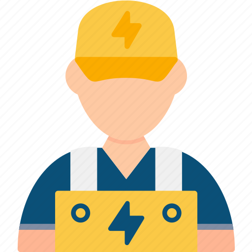 Electrician, contractor, craftsman, maintenance, professional icon - Download on Iconfinder