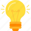 light, bulb, creative, idea 