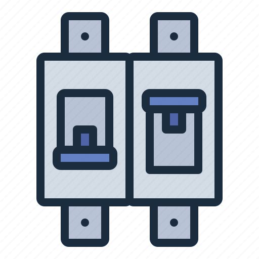 Voltage, electric, electricity, electrician, circuit breaker icon - Download on Iconfinder