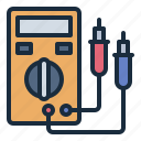 voltmeter, tester, electric, electricity, electronic, electrician