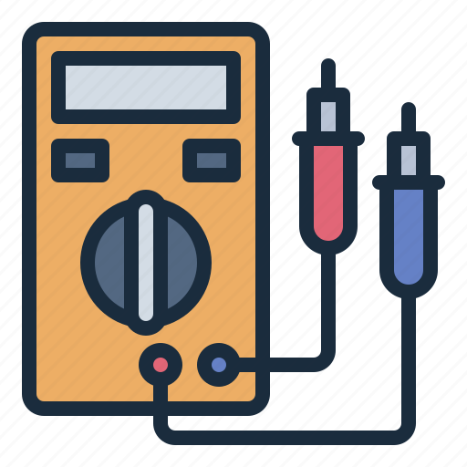 Voltmeter, tester, electric, electricity, electronic, electrician icon - Download on Iconfinder
