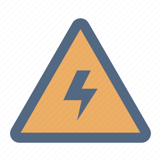 Voltage, warning, alert, electric, electricity, electronic, high voltage icon - Download on Iconfinder