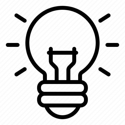 Light, bulb, creative, idea, electric, light bulb icon - Download on Iconfinder