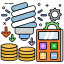 power, saving, bulb, calculation, bill 