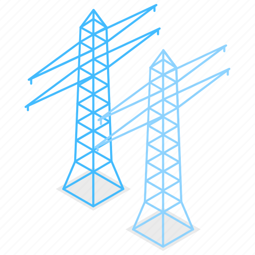 Transmission, towers, electricity, power icon - Download on Iconfinder