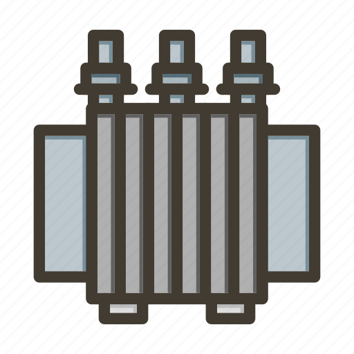 Power transformer, electrical device, energy, electricity, power icon - Download on Iconfinder