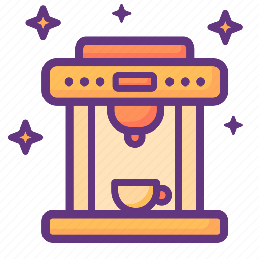 Coffee, machine, hot, drink icon - Download on Iconfinder