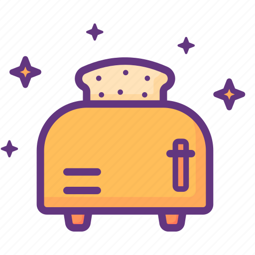 Toaster, bread, bakery, breakfast icon - Download on Iconfinder