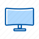 electronics, monitor, curve, tv